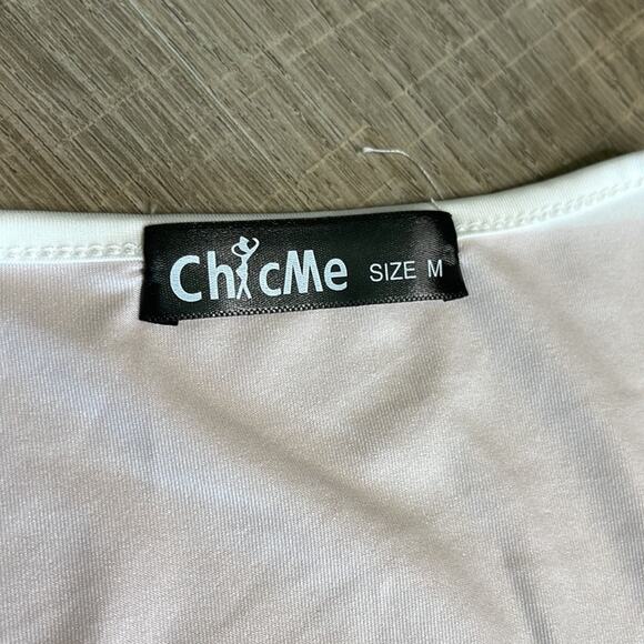 CHICME Striped Sleeveless Open Back Bodycon Tank Top Dress Women’s - Picture 2 of 8